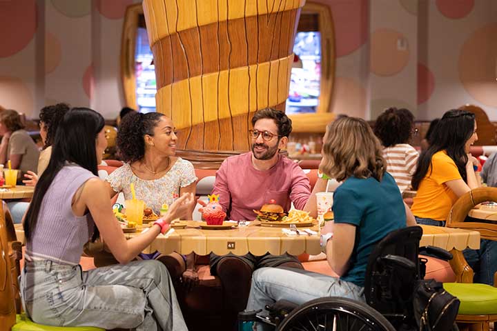 Toadstool Cafe, restaurante da área de Super NIntendo na Universal Studios hollywood 