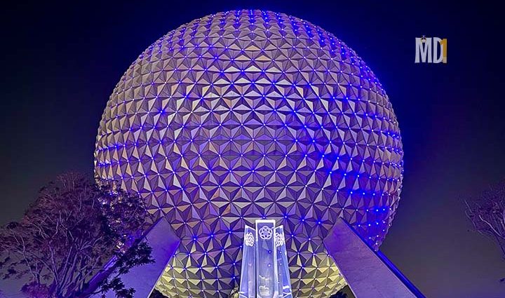 Epcot a noite com beacons of magic