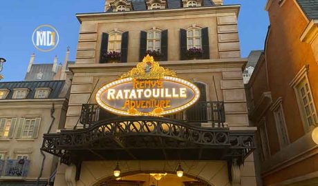 Atração de ratatouille no Epcot