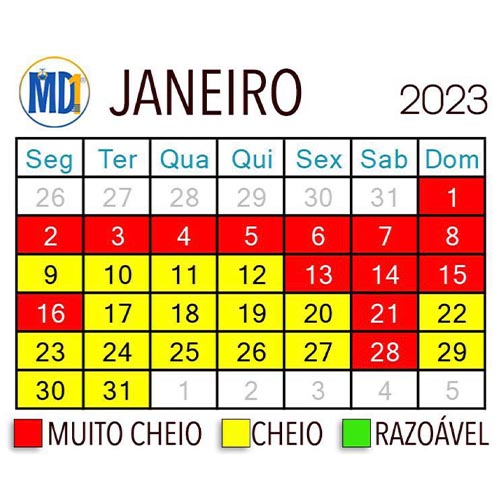 calendário-lotação-dos-parques-de-orlando-em-janeiro