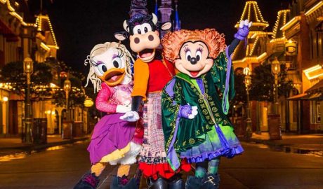 personagens de halloween no magic kingdom