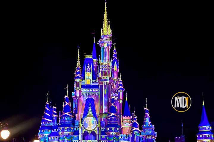 show-de-projeções-disney-enchantment-no-magic-kingdom